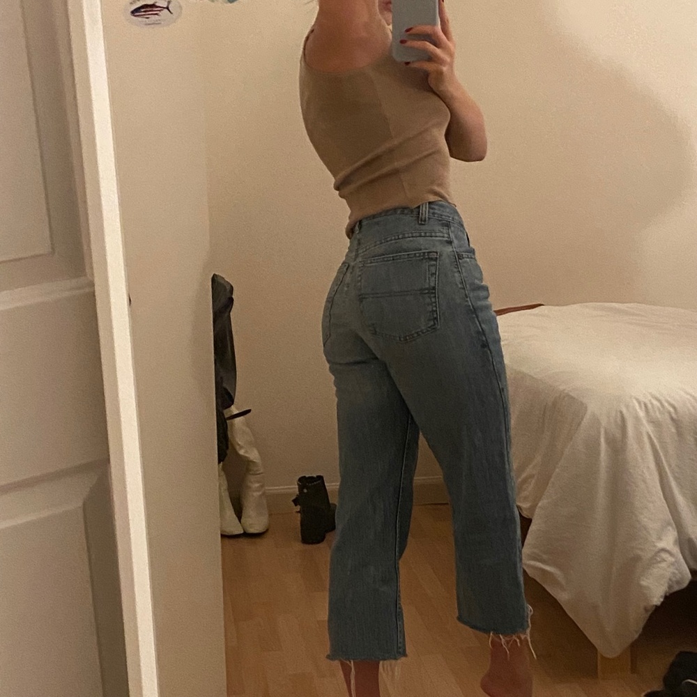 tommy hilfiger raw hem jeans